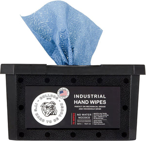 Bulldog Heavy Duty Industrial Hand Wipes, 70 Wipes per Container
