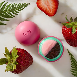 eos organic strawberry sorbet lip balm
